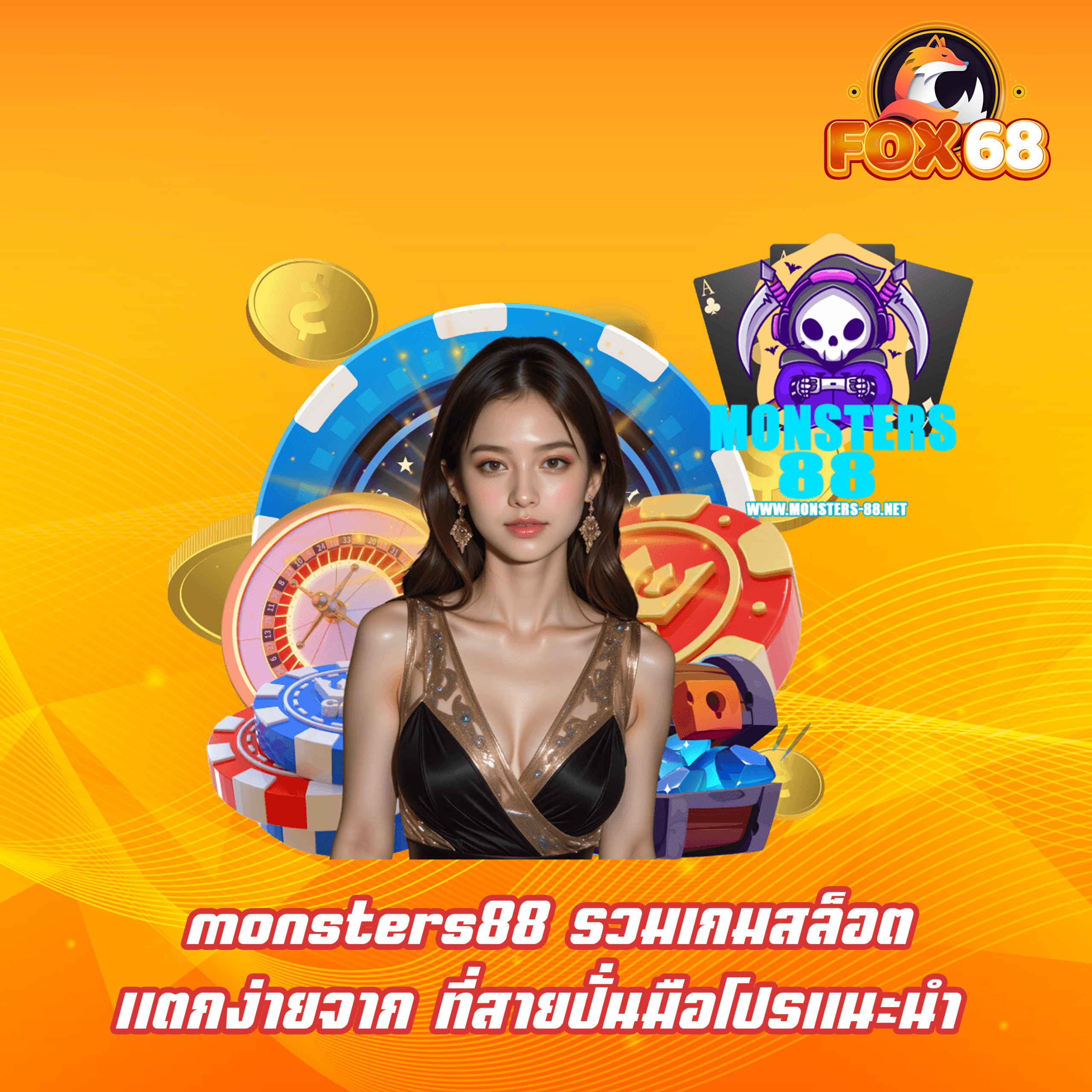 monsters88 รวมเกมสล็อตแตกง่ายจาก ที่สายปั่นมือโปรแนะนำ